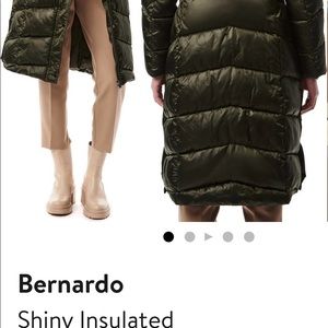 Black puffer coat